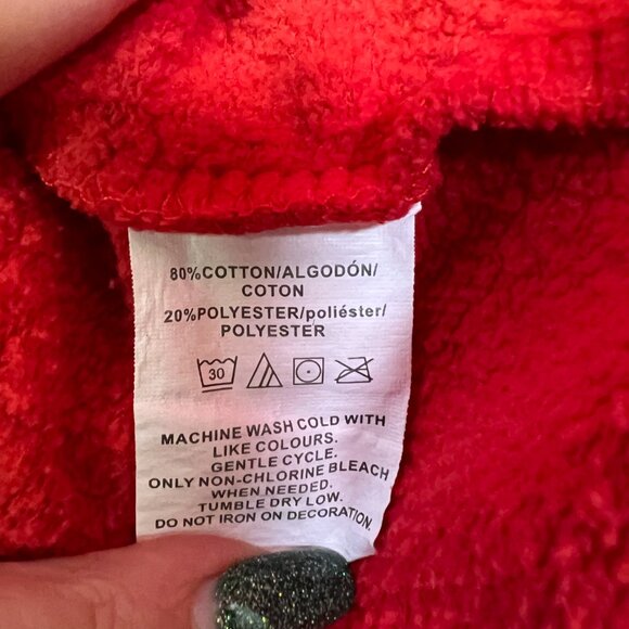 Kansas City Chiefs Fanatics Red Pullover Hoodie Sweatshirt Mens Large NFL Fleece - Picture 6 of 8